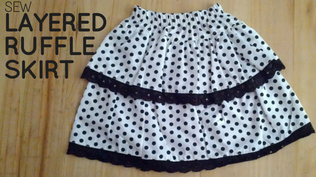 Sew Layered Ruffled Skirt
