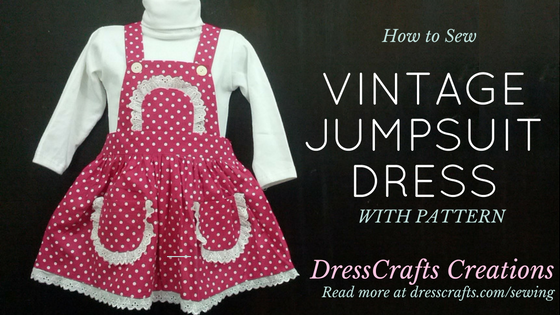 Sew Vintage Jumpsuit Dress with Pattern