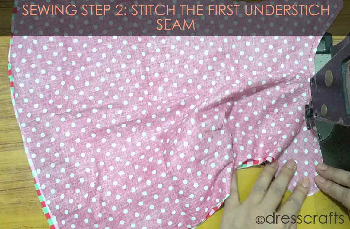 Pinafore Sewing step 2