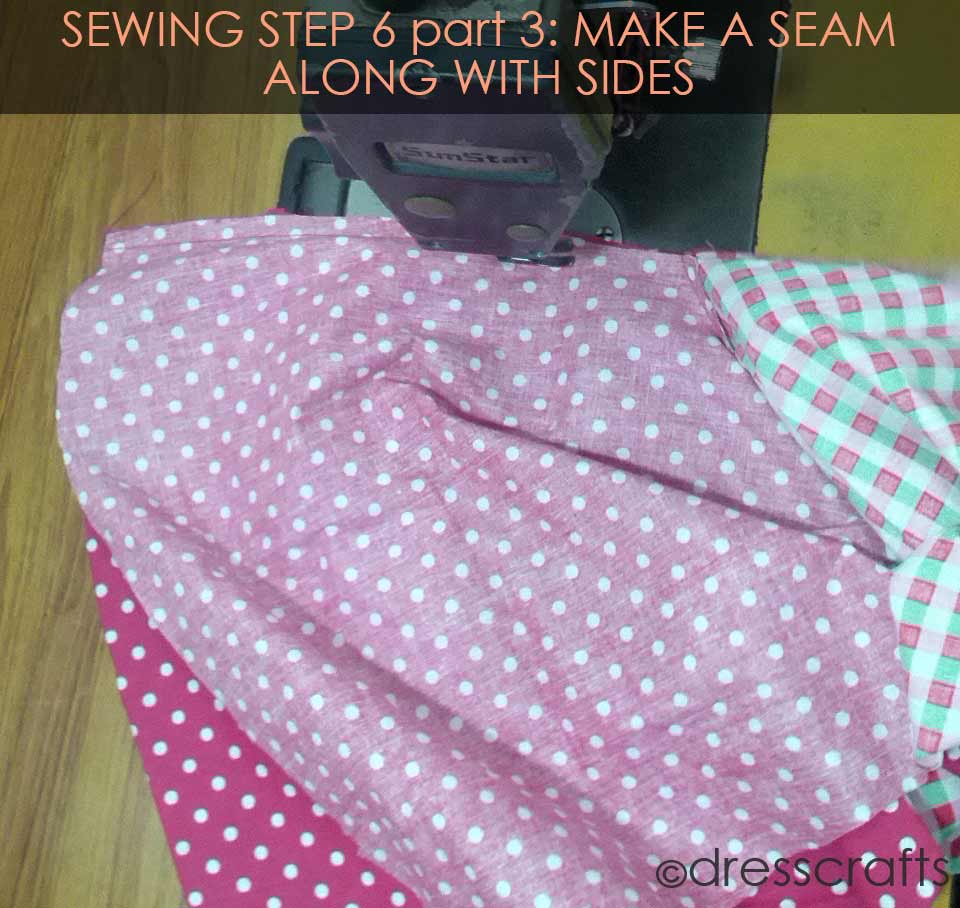 Pinafore Sewing step 6 part3
