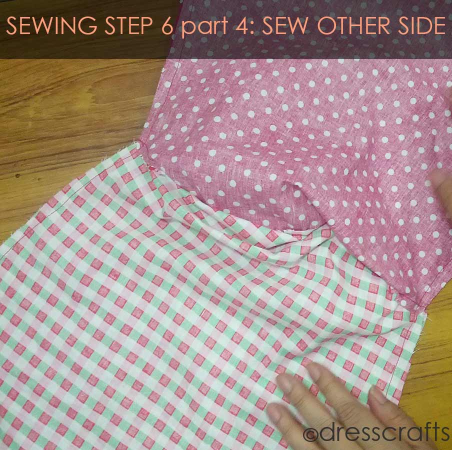 Pinafore Sewing step 6 part4