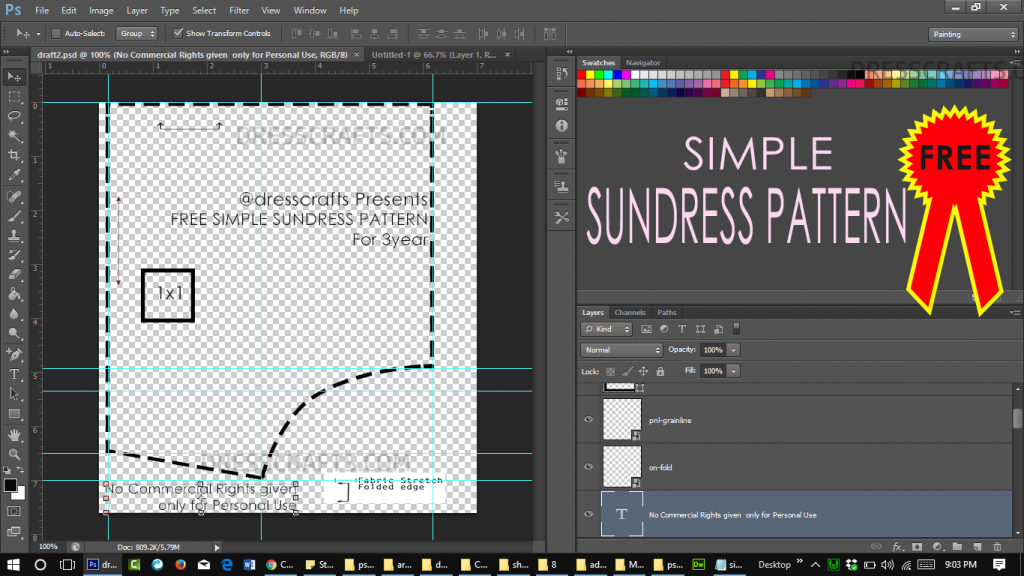 Digital sundress Pattern