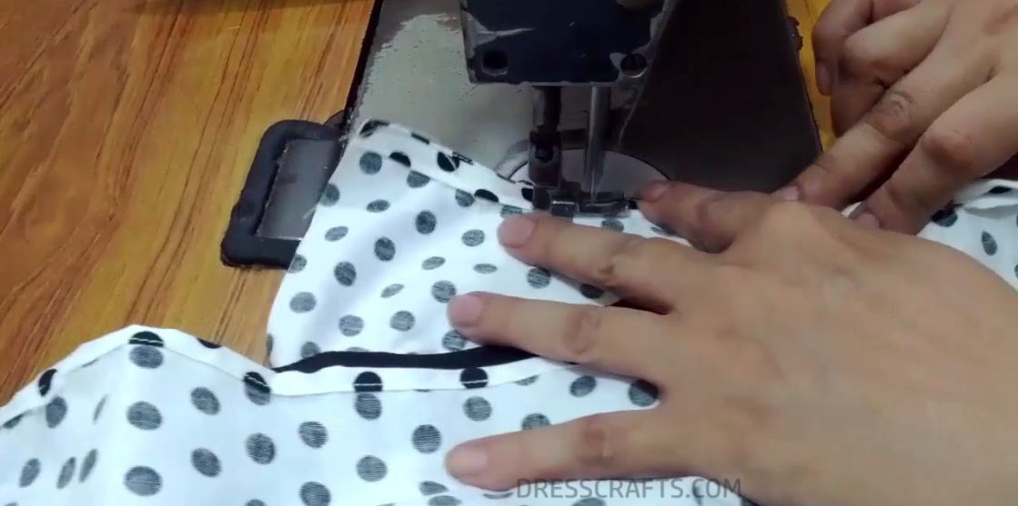Pillowcase Dress sewing step 10