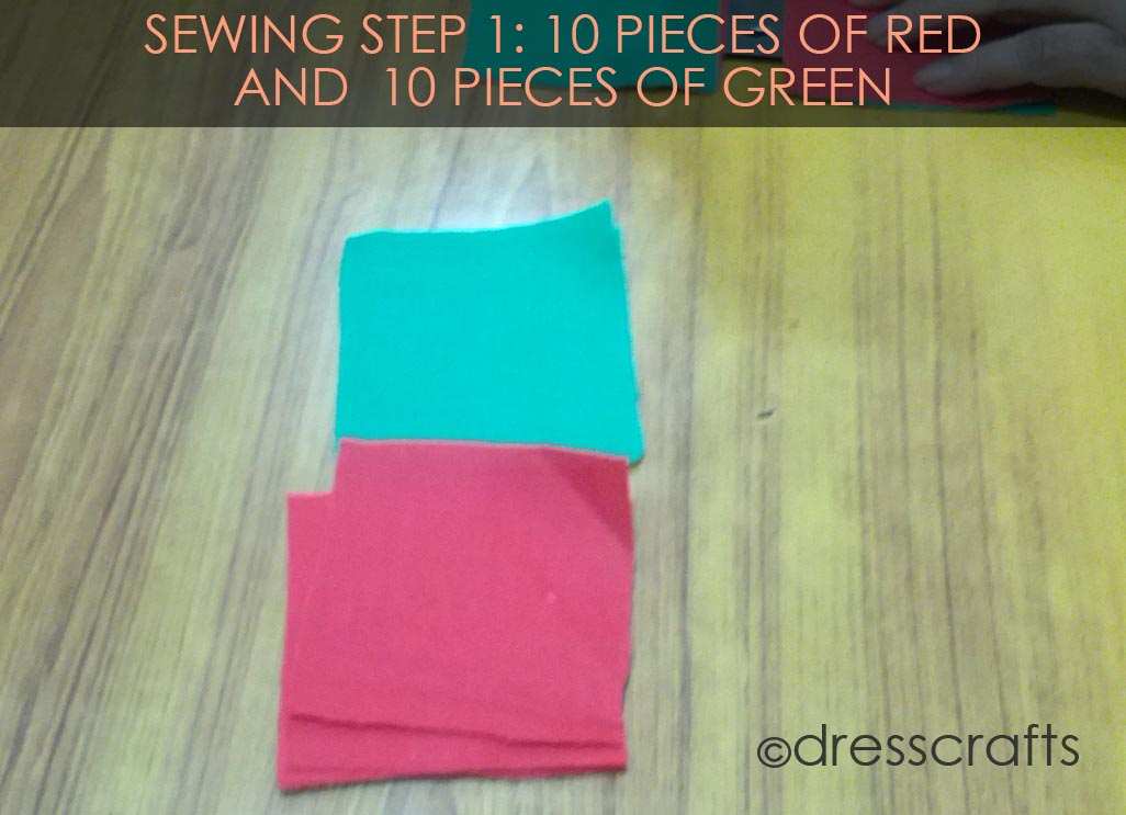  PLACEMATS SEWING STEP 1
