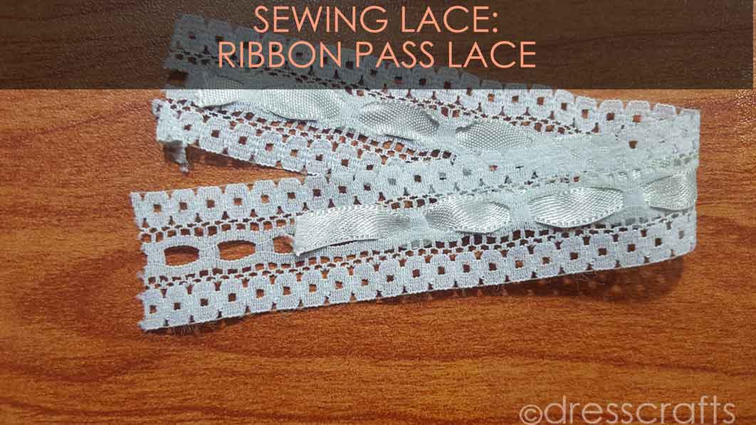 Ribbon pass lace