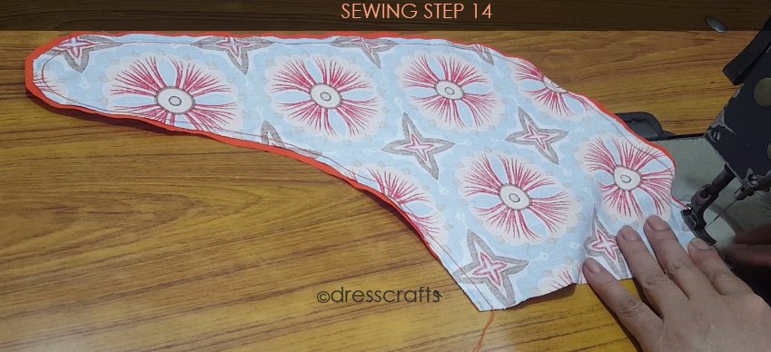 Reversible Pinafore sewing step 14