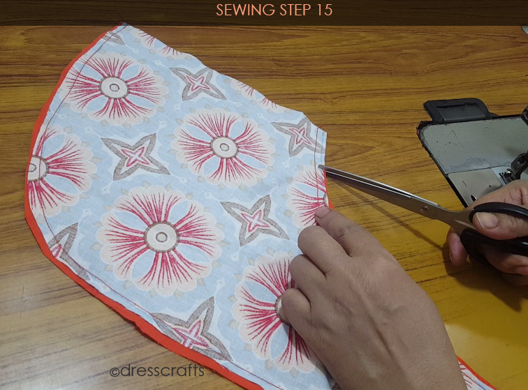 Reversible Pinafore sewing step 15
