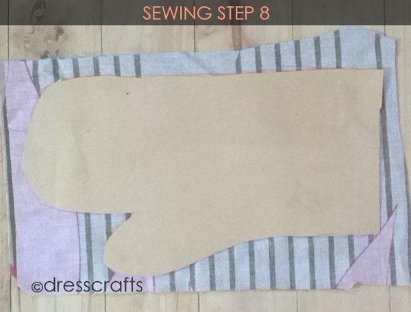 Easy Oven Mitts Sewing Step 8